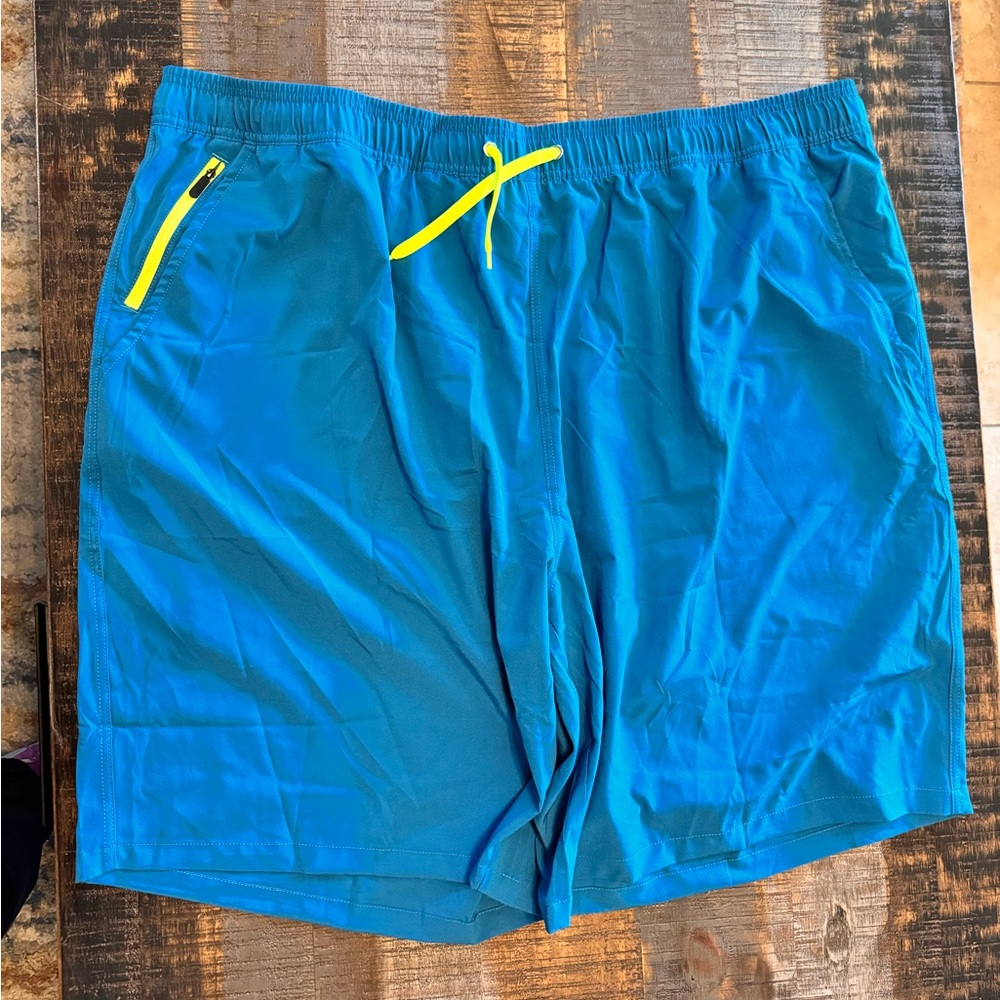 NWOT Arcweg Men's Big & Tall Swim Trunks - Quick Dry Shorts with Zipper Pockets